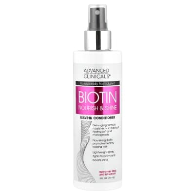 Advanced Clinicals, Biotin, Leave-In Conditioner , 8 fl oz (237 ml)