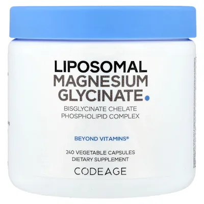 Codeage, Liposomal Magnesium Glycinate, 240 Vegetable Capsules