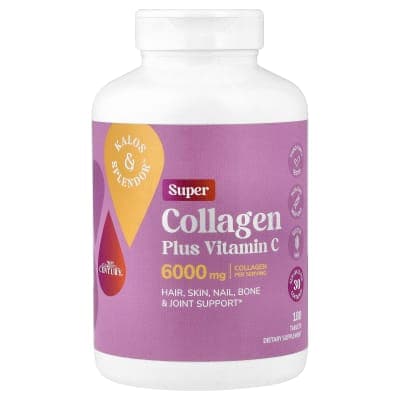 21st Century, Kalos & Splendor™, Super Collagen Plus Vitamin C, 180 Tablets