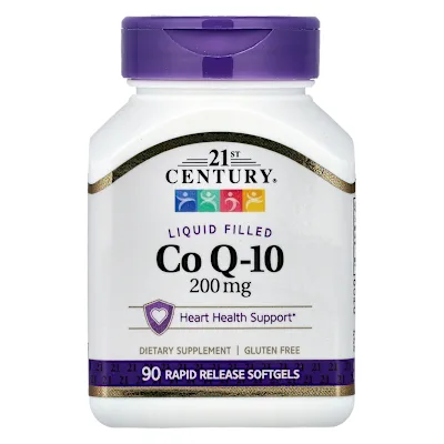 21st Century, Liquid Filled CoQ-10, 200 mg, 90 Rapid Release Softgels