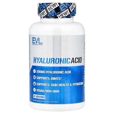EVLution Nutrition, Hyaluronic Acid, 200 mg, 30 Veggie Capsules
