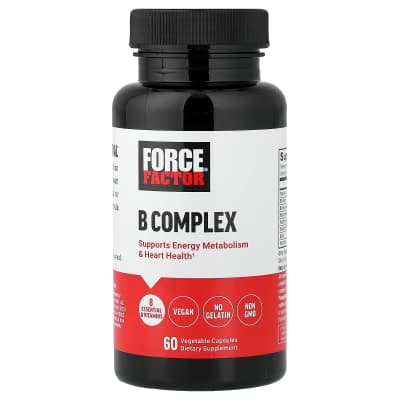 Force Factor, B Complex, 60 Vegetable Capsules