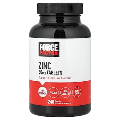 Force Factor, Zinc, 240 Tablets