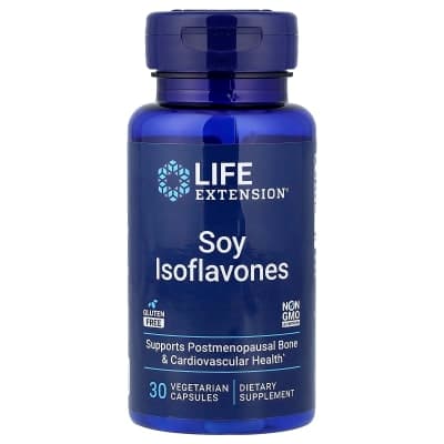 Life Extension, Soy Isoflavones, 30 Vegetarian Capsules (135 mg per Capsule)