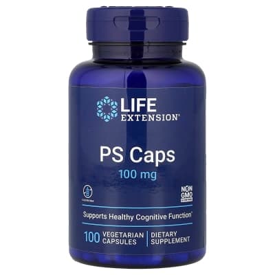 Life Extension, PS Caps, 100 mg, 100 Vegetarian Capsules