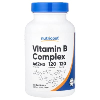 Nutricost, Vitamin B Complex, 120 Capsules