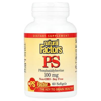 Natural Factors, PS, 100 mg, 60 Softgels