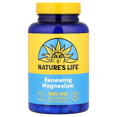 Nature's Life, Renewing Magnesium, 100 Vegcaps