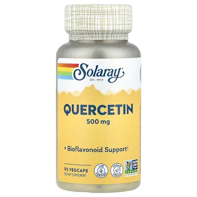 Solaray, Quercetin, 500 mg, 90 VegCaps