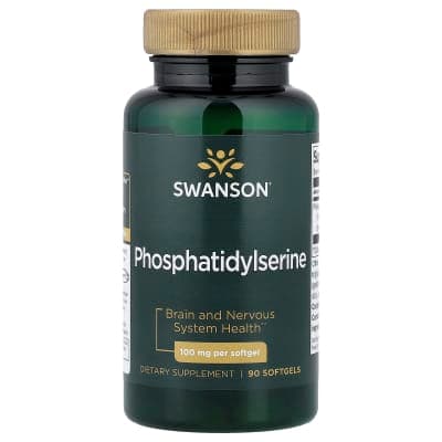 Swanson Vitamins, Phosphatidylserine, 100 mg, 90 Softgels