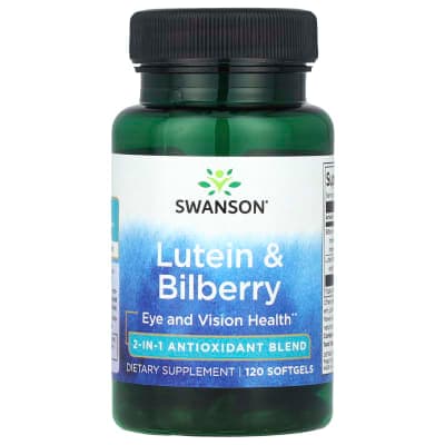 Swanson Vitamins, Lutein & Bilberry, 120 Softgels