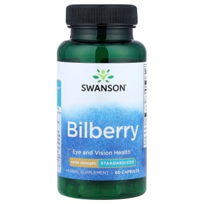 Swanson Vitamins, Bilberry, Standardized, 60 Capsules
