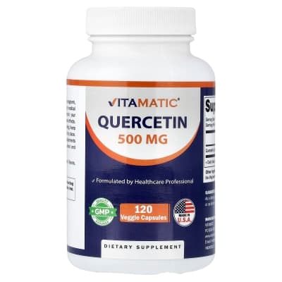Vitamatic, Quercetin, 500 mg, 120 Veggie Capsules